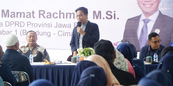 Mamat Rachmat Sosialisasikan Perda No 4 Agar Masyarakat Paham Lingkungan