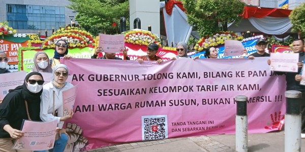Penghuni Rusun Jakarta Protes Kenaikan Tarif Air PDAM: Kami Ini Hunian, Bukan Komersial!