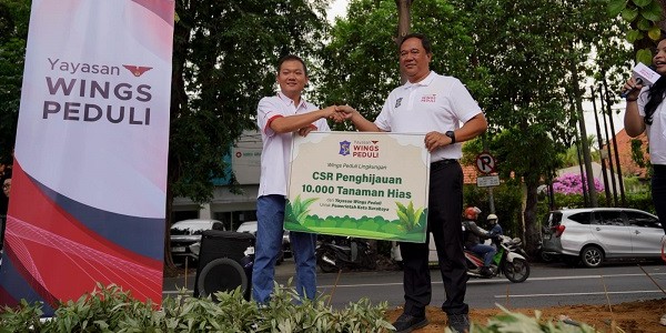 Yayasan WINGS Peduli dan Pemkot Surabaya Gelar Aksi Hijau Hadirkan 10 Ribu Tanaman 