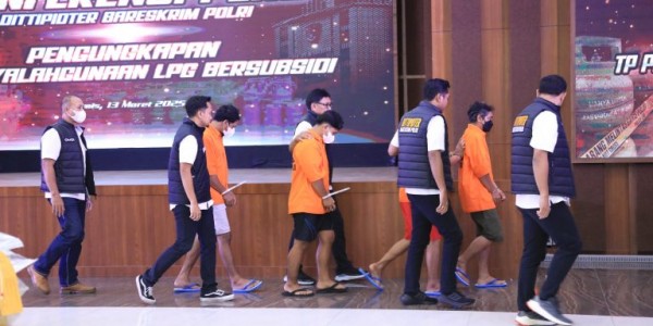 Ungkap Pengoplosan Gas di Bogor, Bekasi, dan Tegal, Polri Tangkap Lima Tersangka