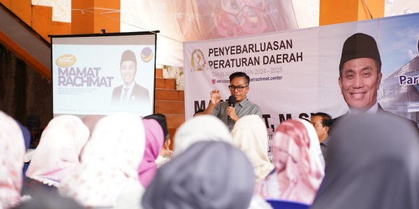 Mamat Rachmat Sosialisasikan Perda Ekonomi Kreatif di Cimahi Selatan