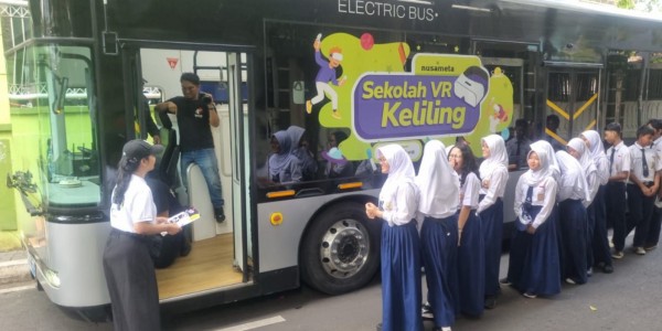 Bus VR Nusameta Keliling Sekolah, Targetkan 2 Juta Siswa Tiap Tahun!