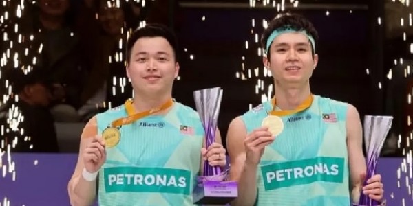 Aaron Chia/Soh Wooi Yik Raih Gelar Juara di Singapore Open 2025