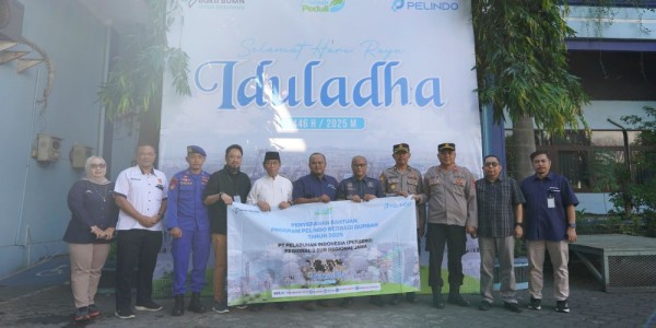 Tebar Kebahagiaan, Pelindo Regional 3 Sub Regional Jawa Salurkan Hewan Qurban Pada Idul Adha 1446 H / 2025