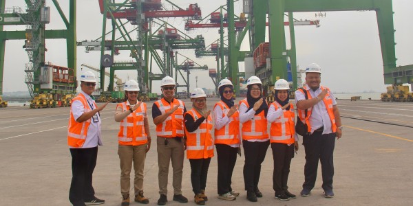 Kemenhub RI Tinjau Langsung Aksi Nyata Konservasi Energi Di Terminal Teluk Lamong, TPK Nilam, dan PT BJTI
