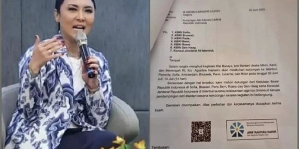 Heboh Rencana Kunjungan Istri Menteri UMKM ke Eropa Diduga Pakai Fasilitas Negara