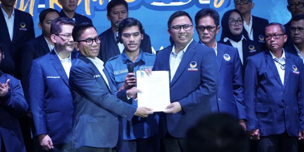 Rendiana Awangga Kembali Nahkodai NasDem Kota Bandung, Targetkan Kemenangan Penuh di 2029
