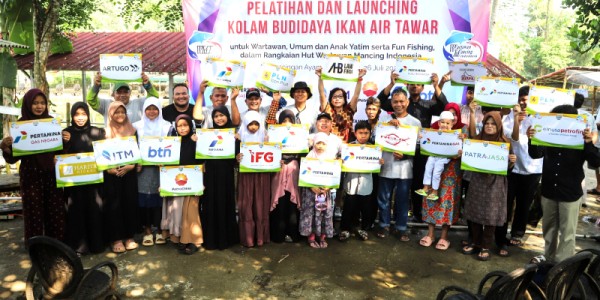 Wartawan Mancing Indonesia Gelar Pelatihan dan Launching Kolam Budidaya Ikan Bawal Air Tawar Untuk  Wartawan dan Kalangan Umum