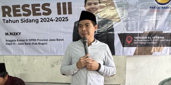 Hadir di Cileungsi, M Rizky Serap Aspirasi Warga soal Infrastruktur
