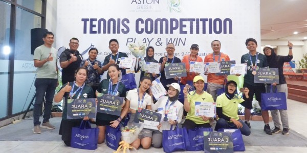 Aston Gresik Gelar Fun Tennis Competition Meriahkan HUT ke-80 RI