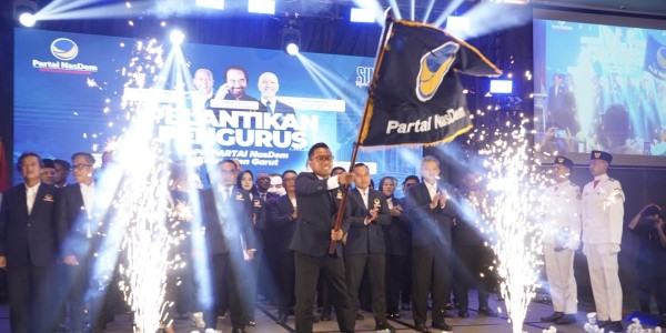 NasDem Jabar Lantik Haris Kalicman, Dorong Soliditas dan Kolaborasi Wujudkan Garut Hebat