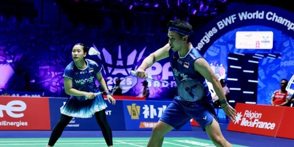 Rinov/Pitha Lolos Dramatis Usai Comeback Tiga Gim di Kejuaraan Dunia BWF 2025