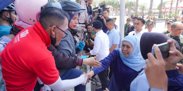 Gubernur Khofifah Ajak Warga Jaga Kondusivitas Jatim Pasca Kericuhan di Grahadi