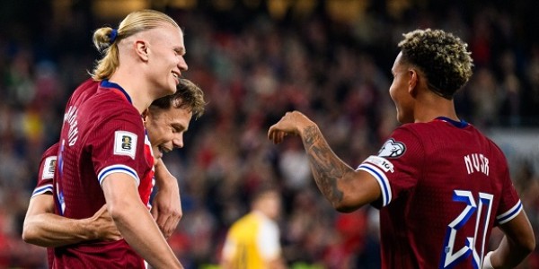 Norwegia Mengamuk! Hancurkan Moldova 11-1, Haaland Cetak Lima Gol