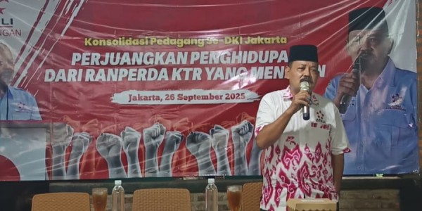 Konsolidasi Pedagang se-Jakarta: Tolak Ranperda KTR yang Tak Adil dan Ancam Mata Pencaharian Rakyat Kecil