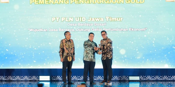 PLN UID Jawa Timur Raih Penghargaan Gold CSR & Pengembangan Desa Berkelanjutan Awards 2025