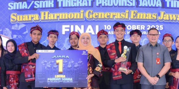 Gubernur Khofifah Apresiasi Semangat Pelajar Jatim, Siapkan Generasi Emas 2045 Berdaya Saing