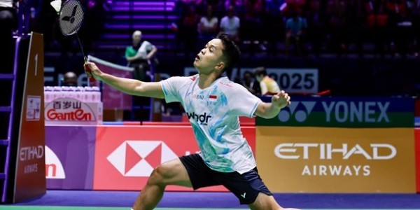 Ke 16 Besar French Open 2025, Anthony Sinisuka Ginting Tampil Dominan