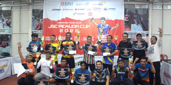269 Orang Petenis Meja ikuti JSC PEMUDA CUP 2025