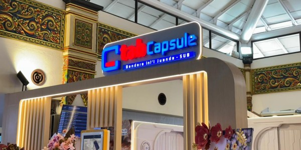 Bandara Juanda Hadirkan Tab Capsule, Inivasi Baru untuk Tingkatkan Experience