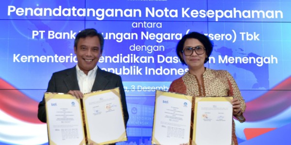 BTN Bersinergi Dengan Kemendikdaamen Tingkatkan  Literasi Keuangan Anak Muda