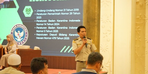 Karantina Jawa Timur Harmonisasikan Tindakan Karantina Hewan dan Peluncuran Sistem AQR