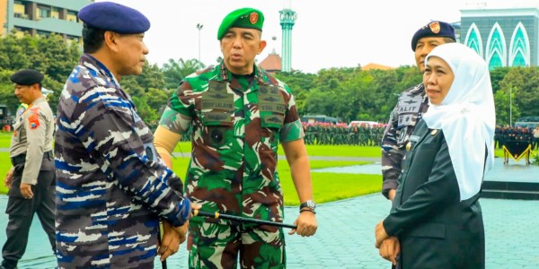Gubernur Khofifah di Apel Gelar Operasi Semeru: Sinergitas jadi Kunci Pengamanan Nataru di Jatim
