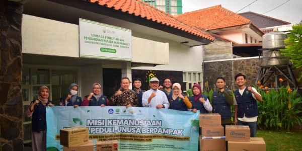 Terjun ke Lokasi Bencana Aceh, Unusa Fokus Beri Layanan Kemanusiaan bagi Kelompok Rentan
