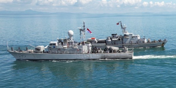 Dua Unsur KRI Koarmada II Gelar Latihan Bersama, Siap Jaga Kedaulatan di Ambalat