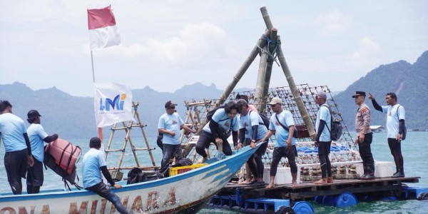 Pelindo Regional 3 Resmikan Rehabilitasi Terumbu Karang di Pantai Mutiara Trenggalek