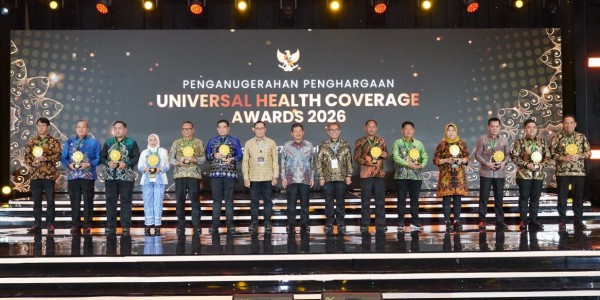 Sukseskan Program JKN, Kota Surabaya Raih Kategori Madya dalam UHC Awards 2026