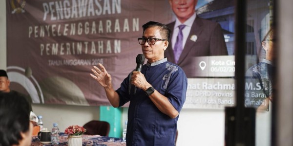 Mamat Rachmat Tekankan Pengawasan Bantuan Pendidikan dan Persoalan Lingkungan di Cimahi Selatan