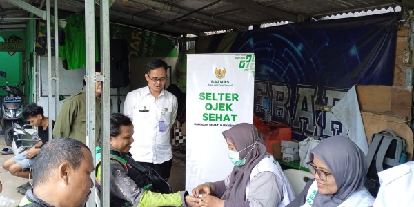 Sinergi Pemkot Depok dan Baznas, Shelter Ojek Sehat Kini Hadir di Stadebar