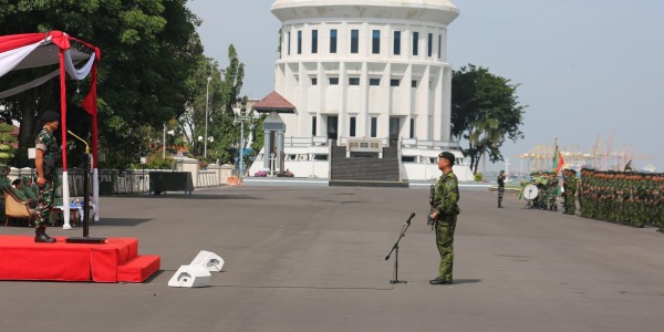 Usai Tuntaskan Misi di Perbatasan, Satgas Yonif 500/Sikatan Disambut di Koarmada II