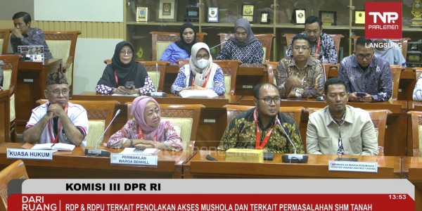Komisi III DPR RI Perintahkan Stop Pembongkaran Rumah Pensiunan Guru di Benhil
