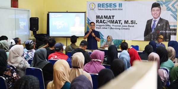 SPMB Jadi Sorotan Reses di Cipadung Kulon, Mamat Rachmat Tekankan Transparansi 
