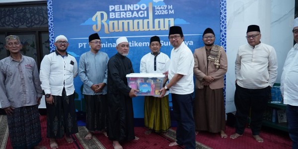 Perkuat Solidaritas, PT Terminal Petikemas Surabaya Rangkul Anak Yatim dan Mitra Kerja