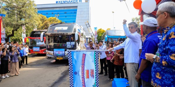 Jelang Lebaran, Kemnaker Koordinasikan Mudik Gratis bagi 12.690 Pekerja dan Ojol