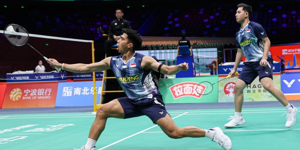 Sabar/Reza Lolos Mulus ke 16 Besar Badminton Asia Championships 2026