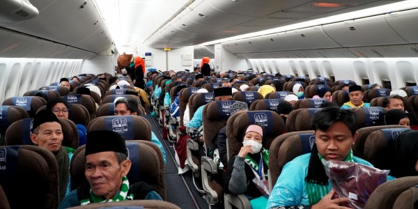 Terbangkan Jamaah Haji Kloter 1 Dari 6 Embarkasi, Garuda Indonesia Catatkan Tingkat Ketepatan Waktu 100%