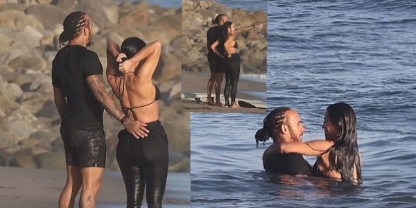 Kim Kardashian dan Lewis Hamilton Tampil Romantis di Nobu Malibu