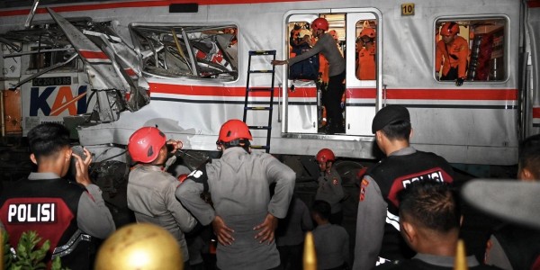 Update Terbaru, Jumlah Korban Meninggal 14 Orang, 84 Korban Luka Akibat Tabrakan Kereta