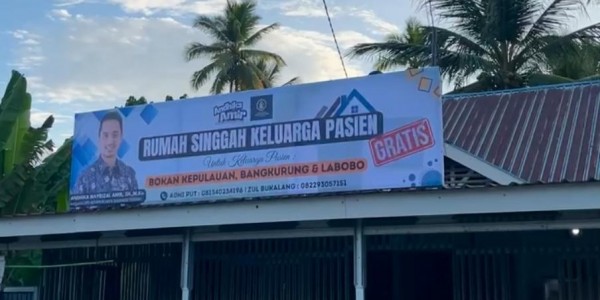 Senator Andhika dan SAAF Sediakan Rumah Singgah Gratis Keluarga Pasien RSUD Banggai