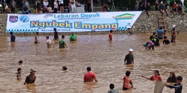 Ngubek Empang Lebaran Depok 2026 Dibagi Tiga Titik, Hamzah: Warga Lebih Guyub