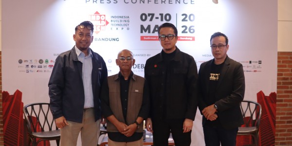IndoBuildTech Expo Bandung 2026 Perkuat Kolaborasi Industri Konstruksi dan Desain di Jawa Barat