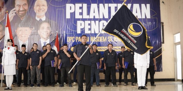 M Rizky Tekankan Penguatan Struktur dan Konsolidasi dalam Pelantikan DPC NasDem Ciamis