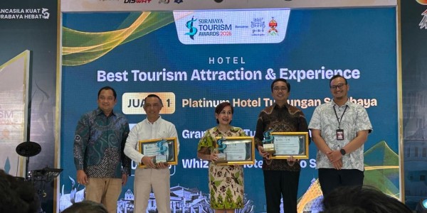 Grand Inna Tunjungan Raih Penghargaan “Best Tourism Attraction & Experience” di Surabaya Tourism Award 2026
