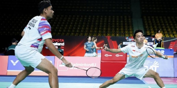 Thailand Open 2026: Putra/Bagas Sempat Paksa Unggulan India Rubber Game