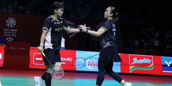 Pasangan Ganda Putri Ana/Trias dan Rachel/Febi Kompak Lolos ke Babak Kedua Indonesia Open 2026