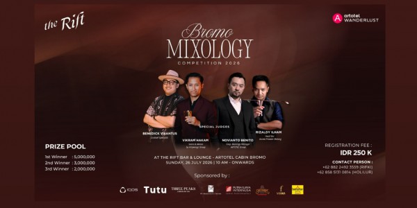 “Bromo Mixology Competition 2026”, Yuk Ikuti Kreativitas Mixologist di Atas Awan Bromo